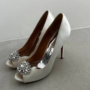 Badgley Mischka Jeannie Crystal Pumps – Size 8.5 – Worn Once!